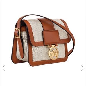 Longchamp cross body bag in Cognac